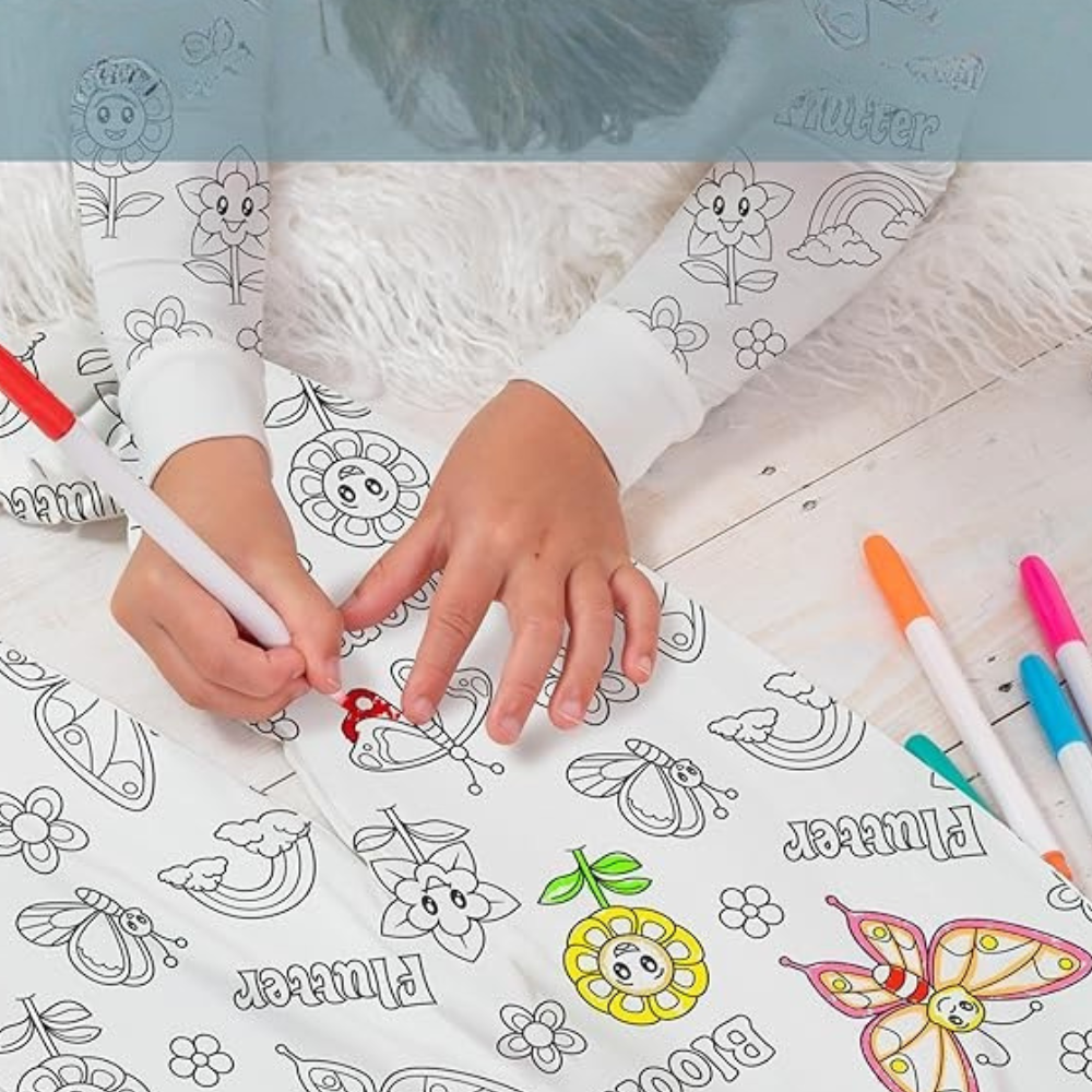 Kids Drawable Pajama Art Set