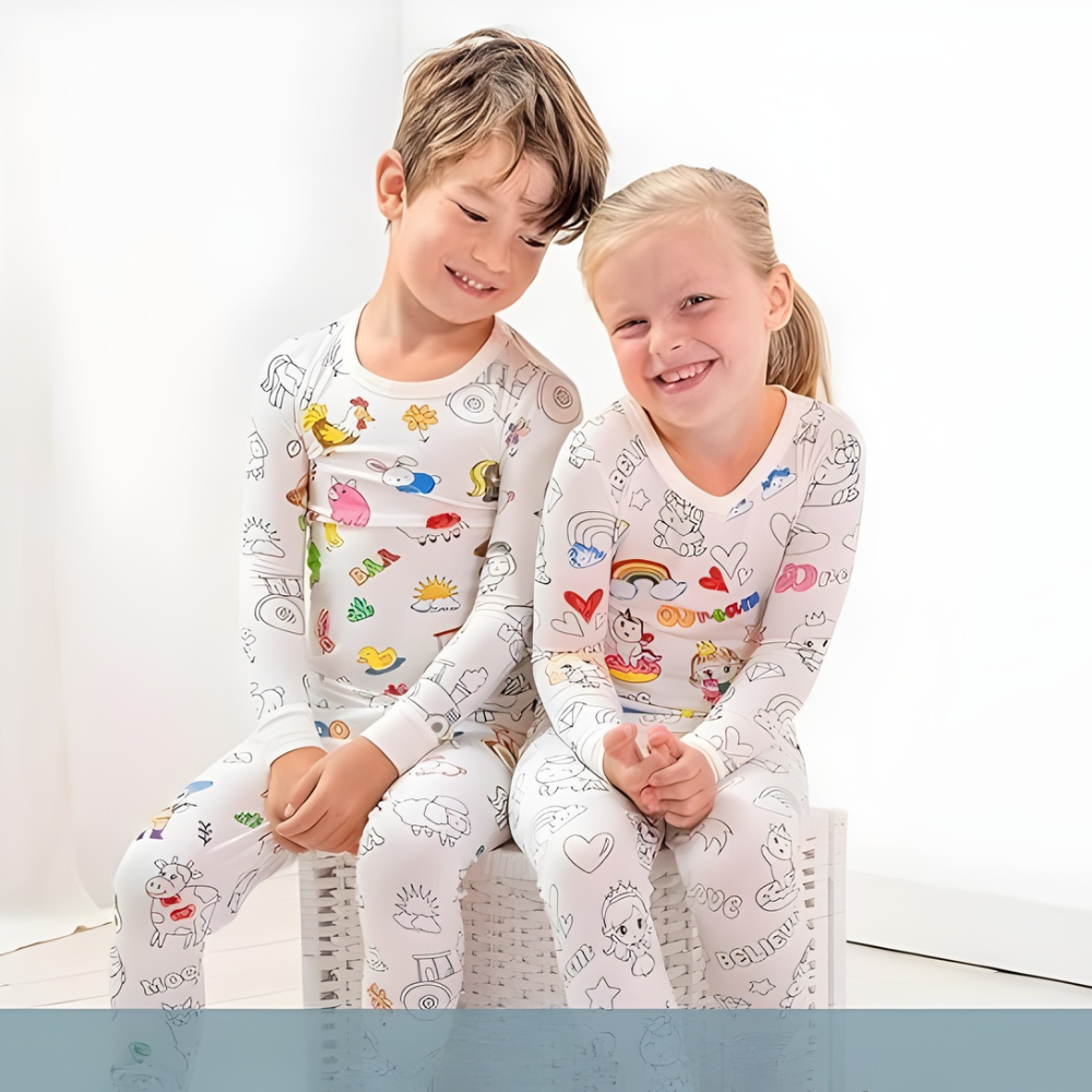Kids Drawable Pajama Art Set