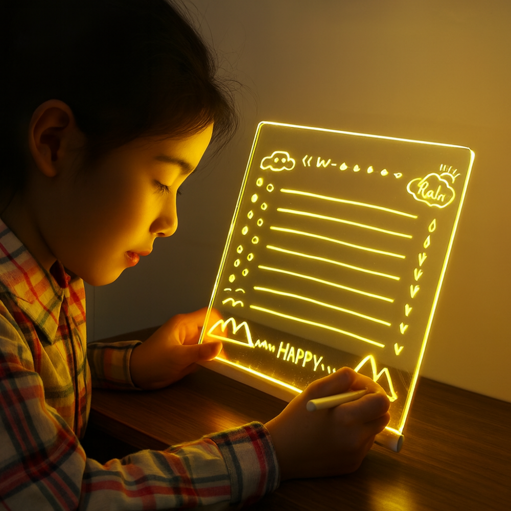 Kids Drawing Board LED Light Tracing Tablet Educational Creative