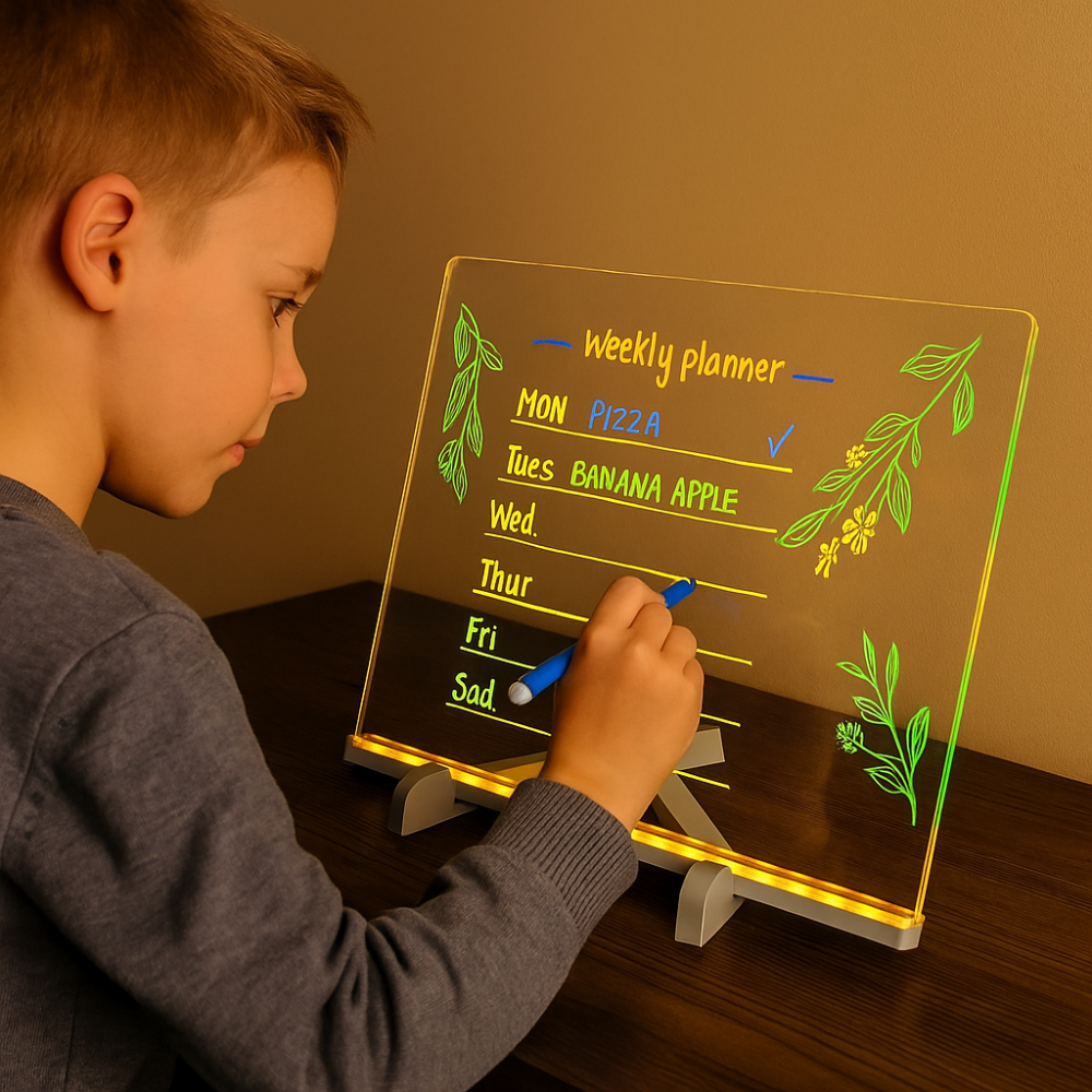 Kids Drawing Board LED Light Tracing Tablet Educational Creative