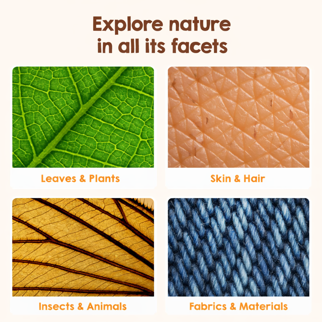 Kids Microscope Portable Science Exploration Toy