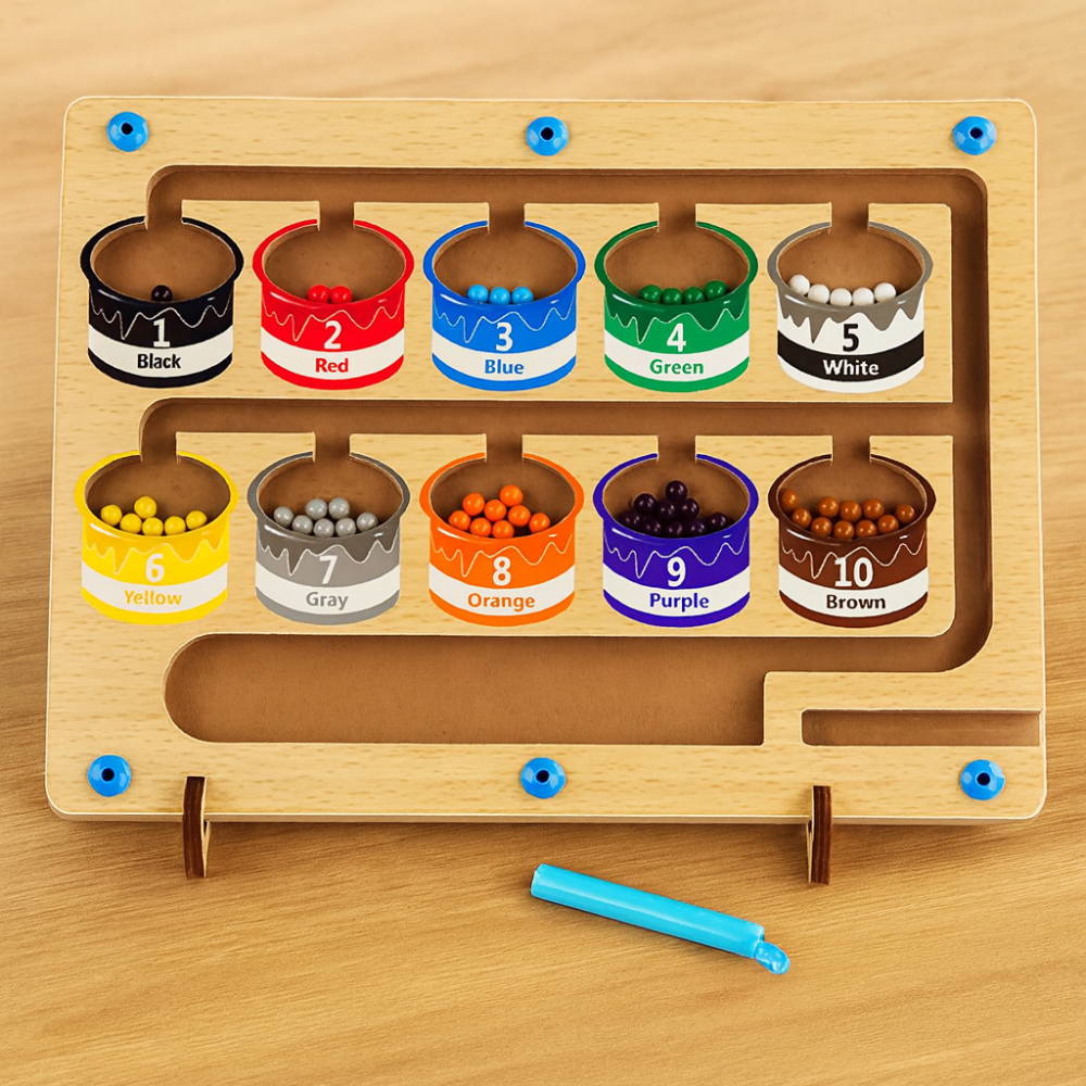 Kids Toys Magnetic Maze Montessori Educational Learning