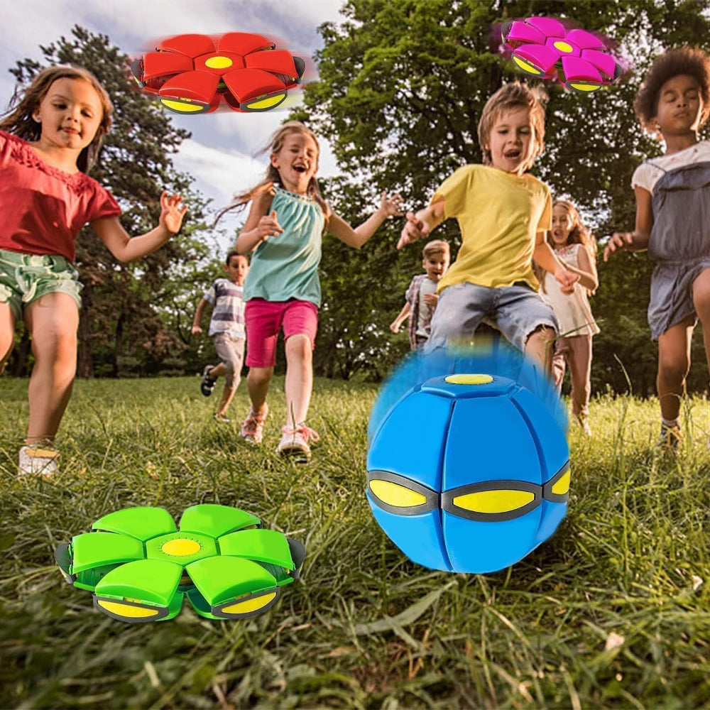 Light Up Toy Ball Transforming Bounce Play