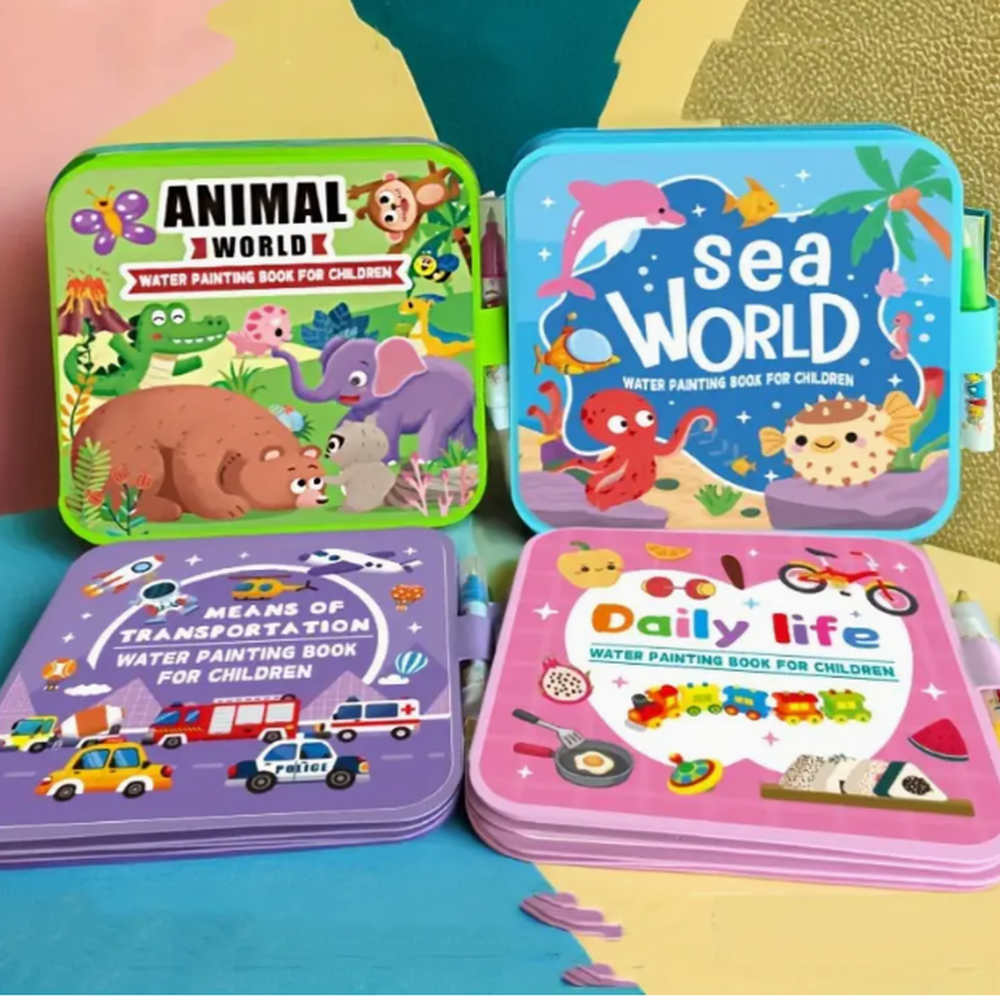 Magic Watering Book Reusable Painting Pad