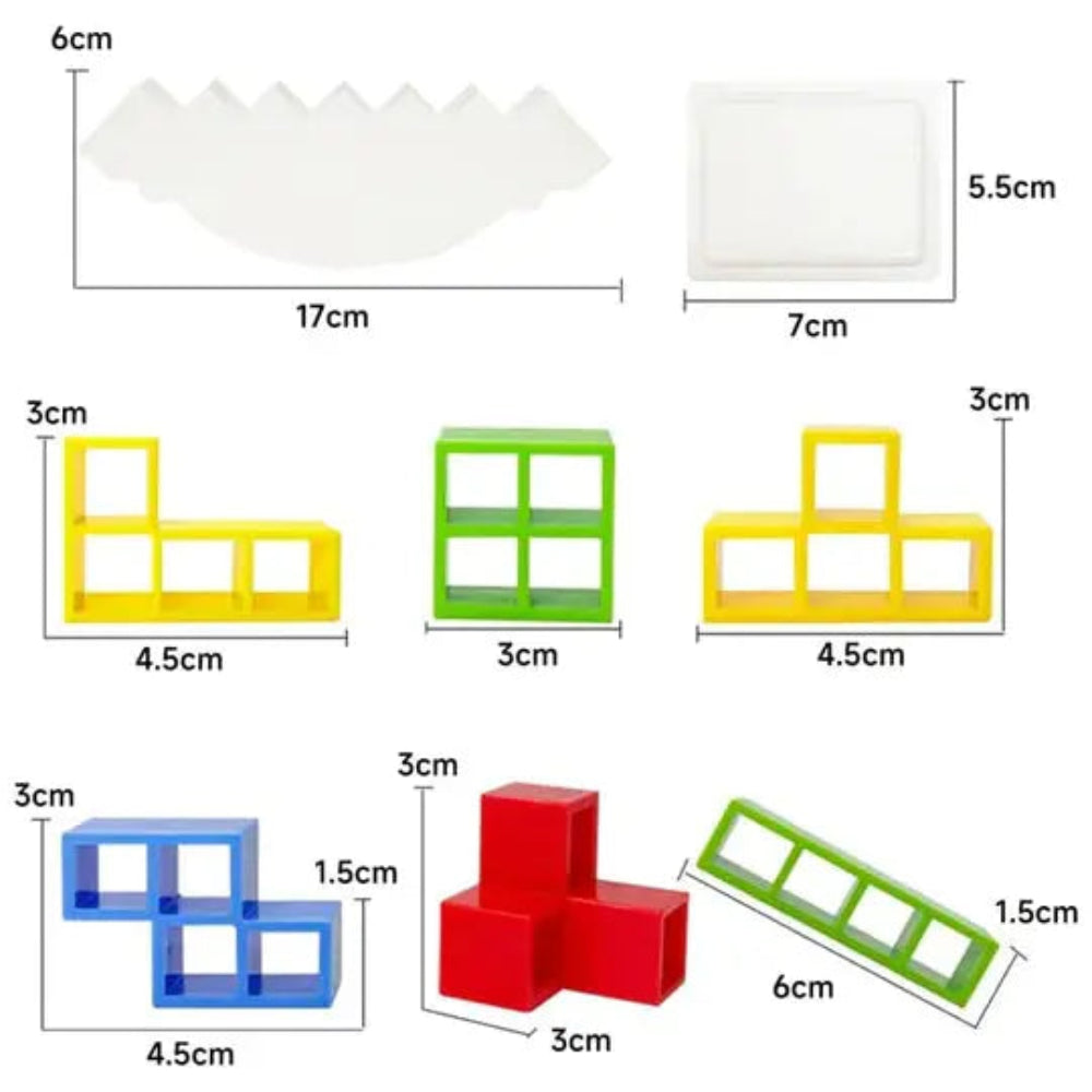 Magnetic Stacking Blocks Balance Tower Game