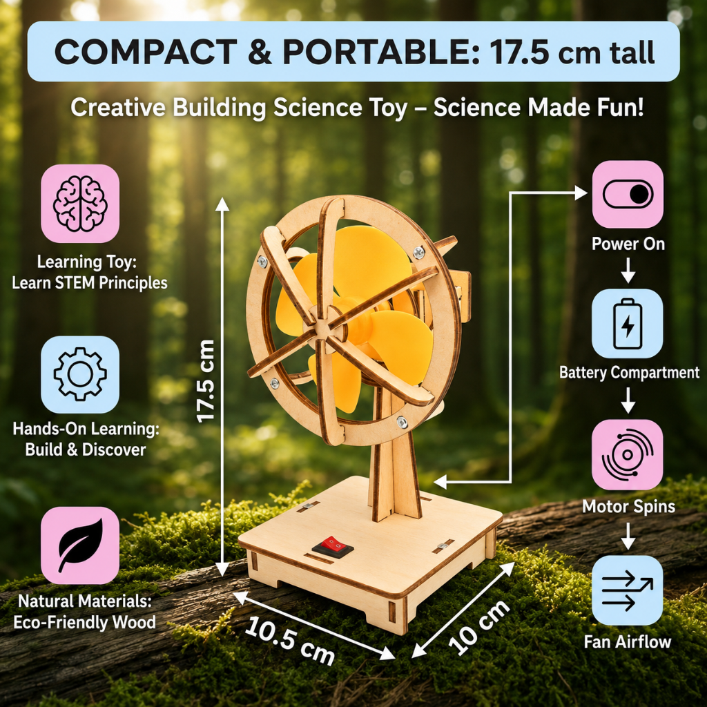 Educational Toy Stem Science Kit Wooden Hands-on Learning
