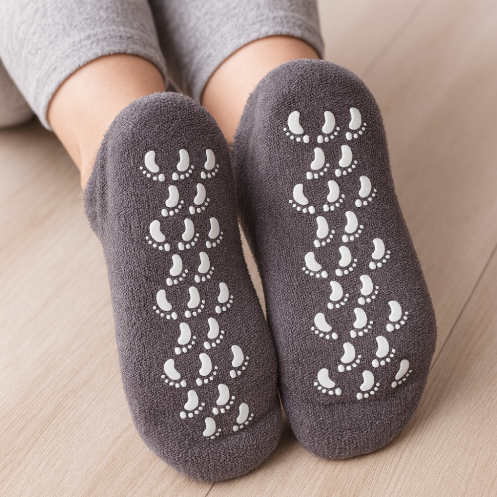 Moisturizing Gel Socks Non-Slip Hydrating Foot Treatment