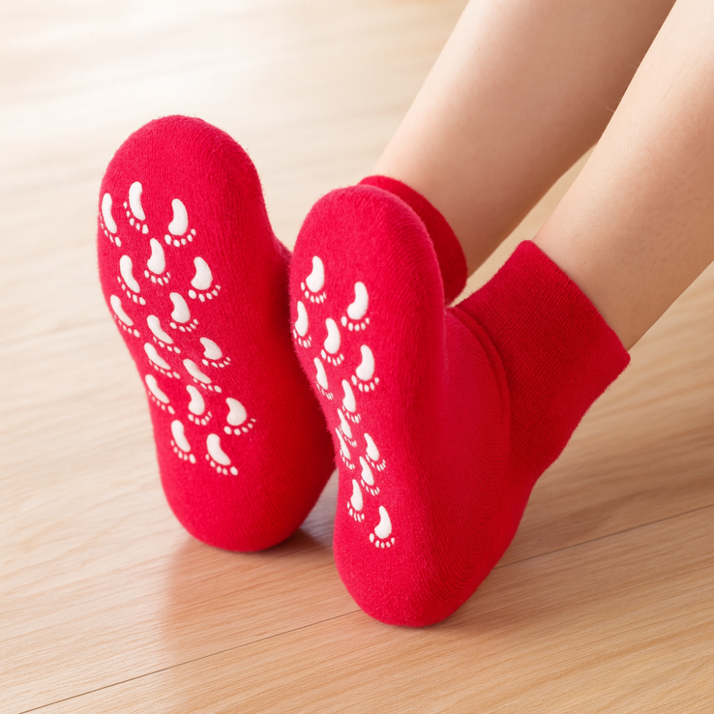 Moisturizing Gel Socks Non-Slip Hydrating Foot Treatment