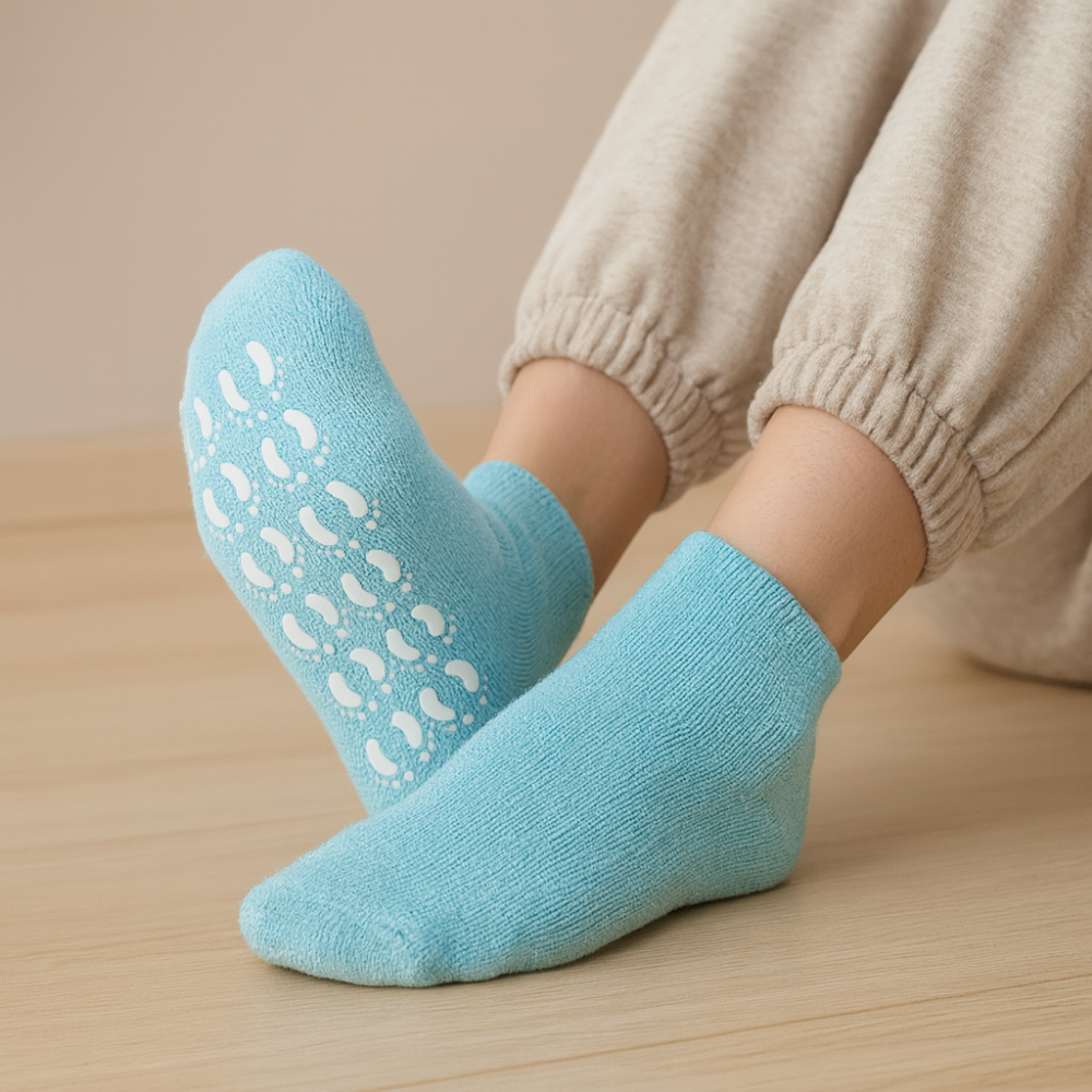 Moisturizing Gel Socks Non-Slip Hydrating Foot Treatment