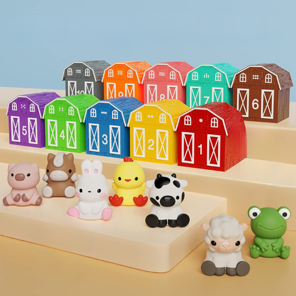 Toddlers Montessori Animal Learning Toy Set