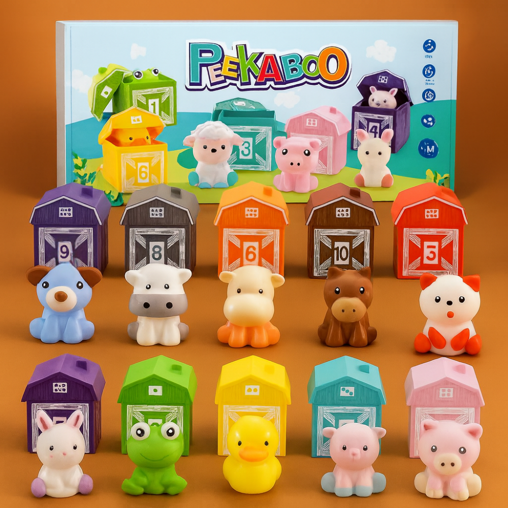 Toddlers Montessori Animal Learning Toy Set