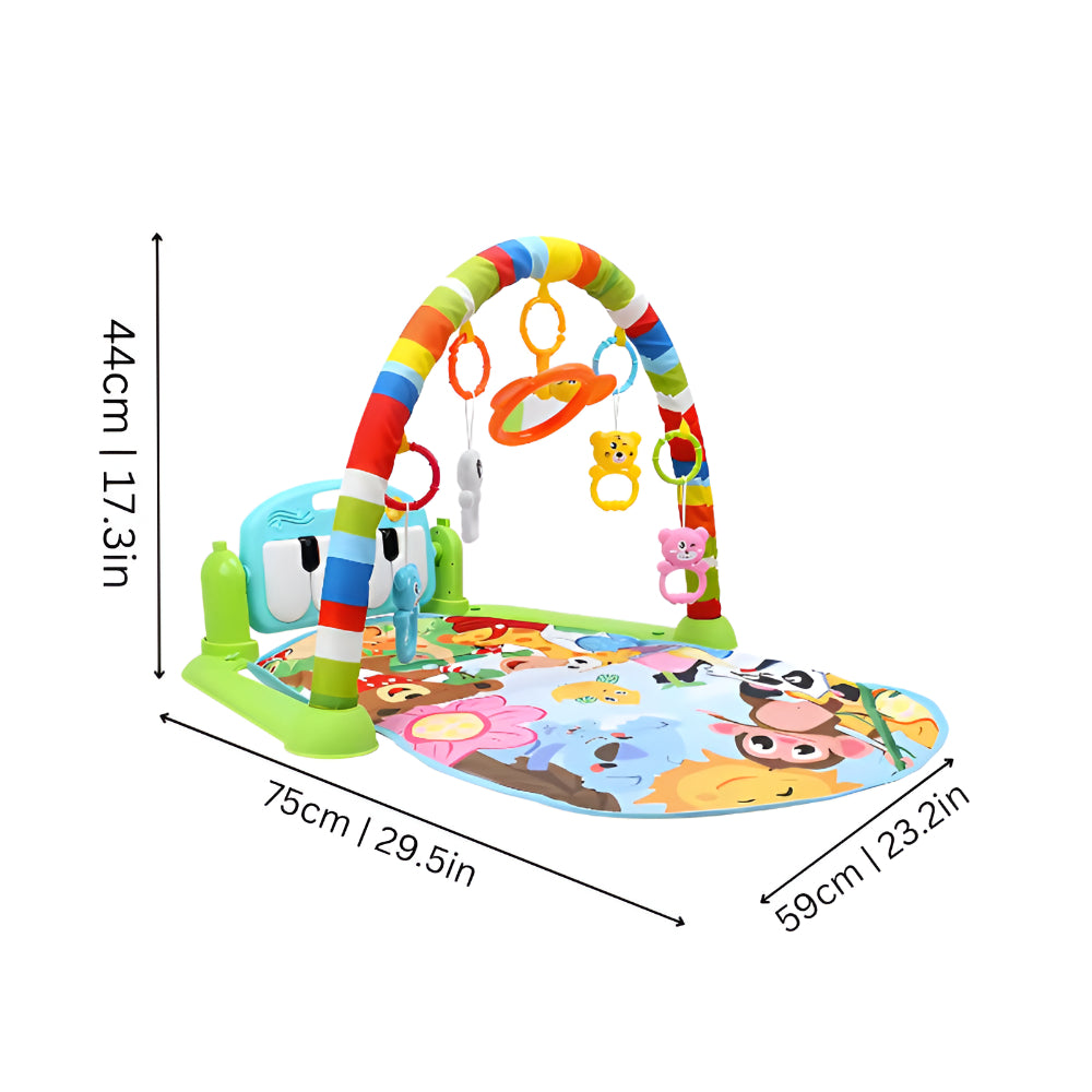 Baby Play Mat Sensory Gym Activity Piano Toy Set