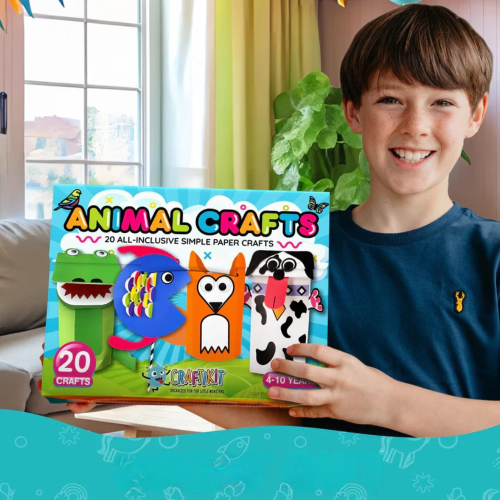 Paper Crafts Animal Art Kit Kids