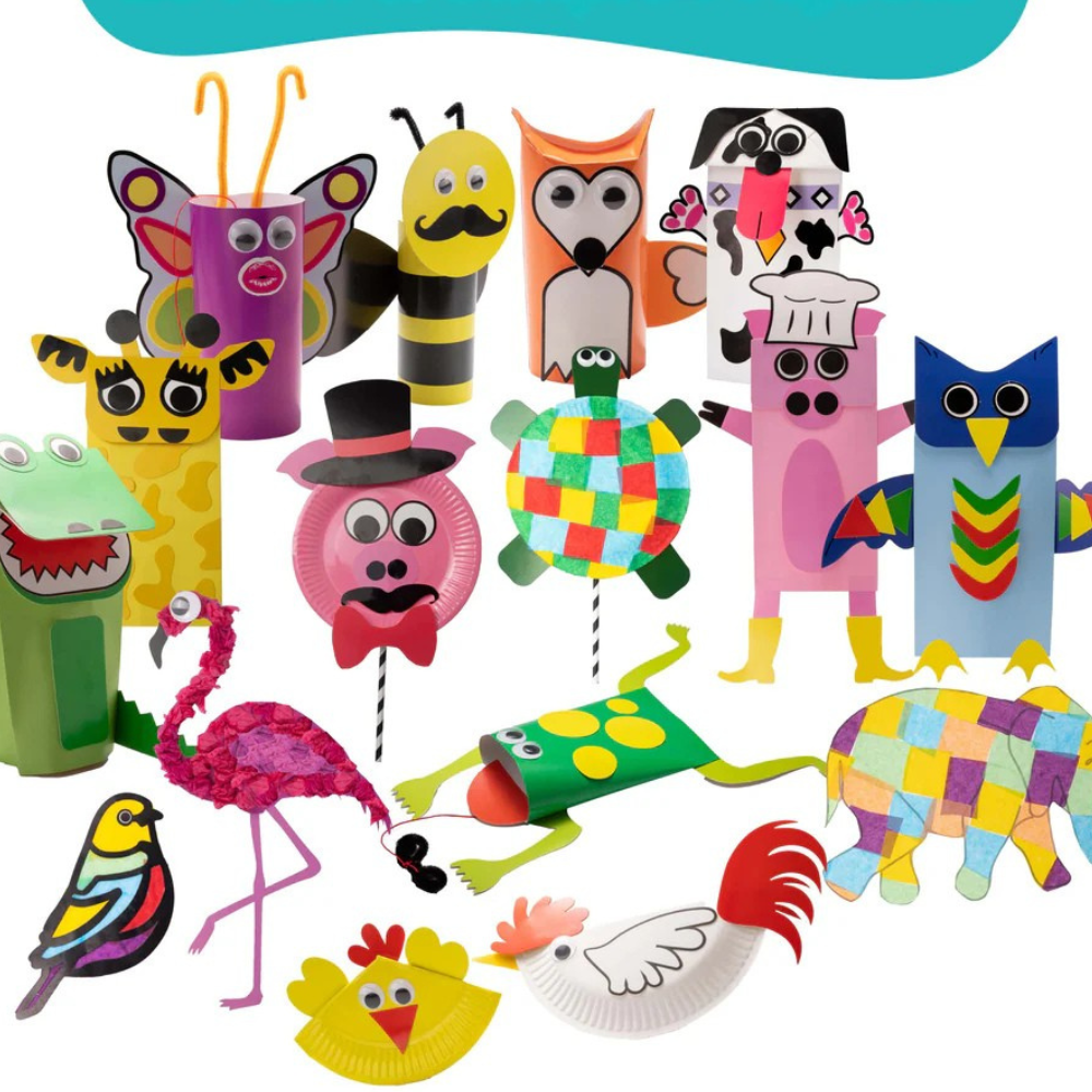 Paper Crafts Animal Art Kit Kids