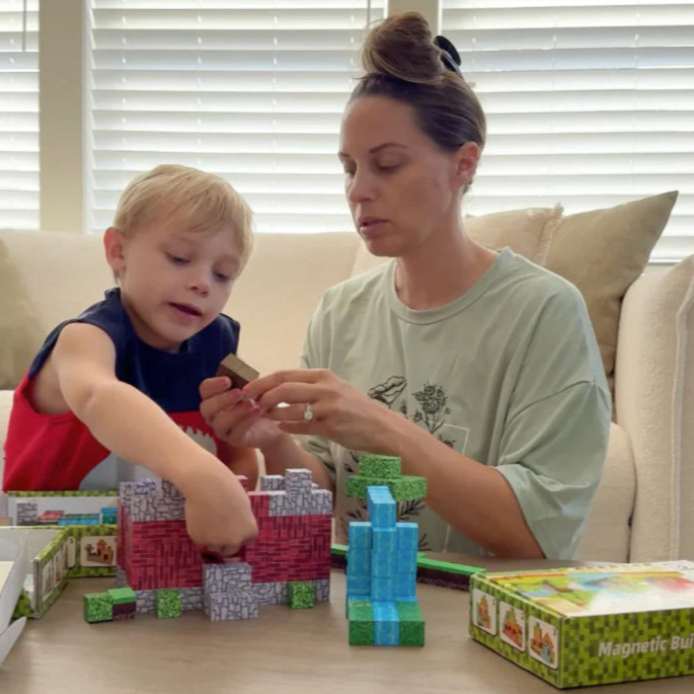 Plastic Building Blocks Construction Set Kids