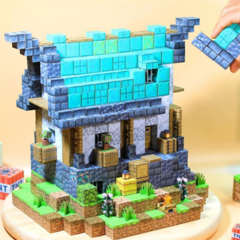 Plastic Building Blocks Construction Set Kids