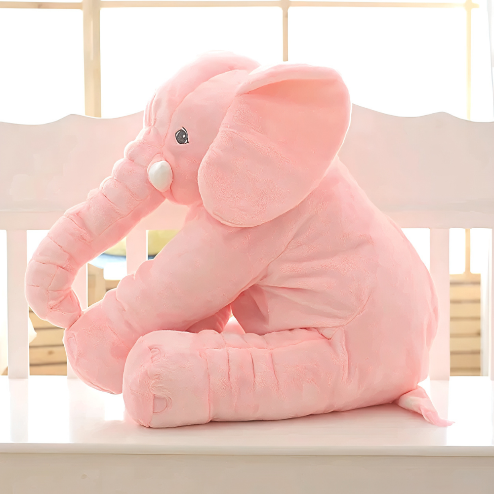 Plush Elephant Baby Pillow Snuggle Comfort Nursery Gift