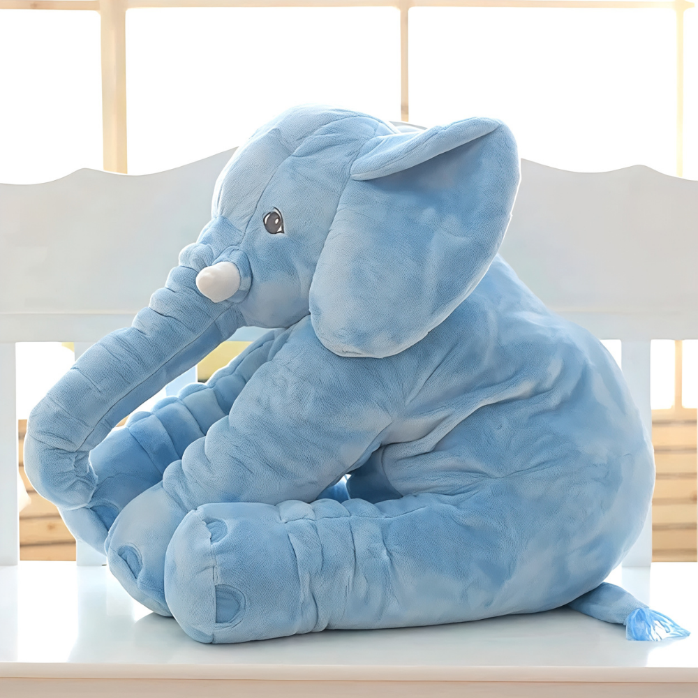 Plush Elephant Baby Pillow Snuggle Comfort Nursery Gift
