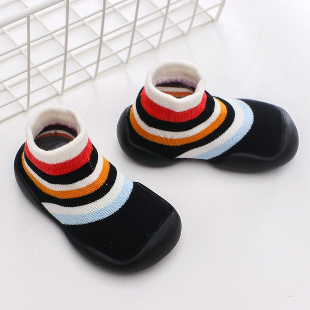 Baby Walking Shoes Non Slip Knit Upper Soft Sole