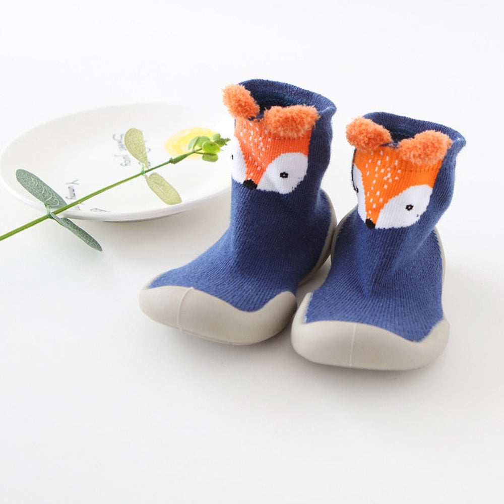 Baby Walking Shoes Non Slip Knit Upper Soft Sole