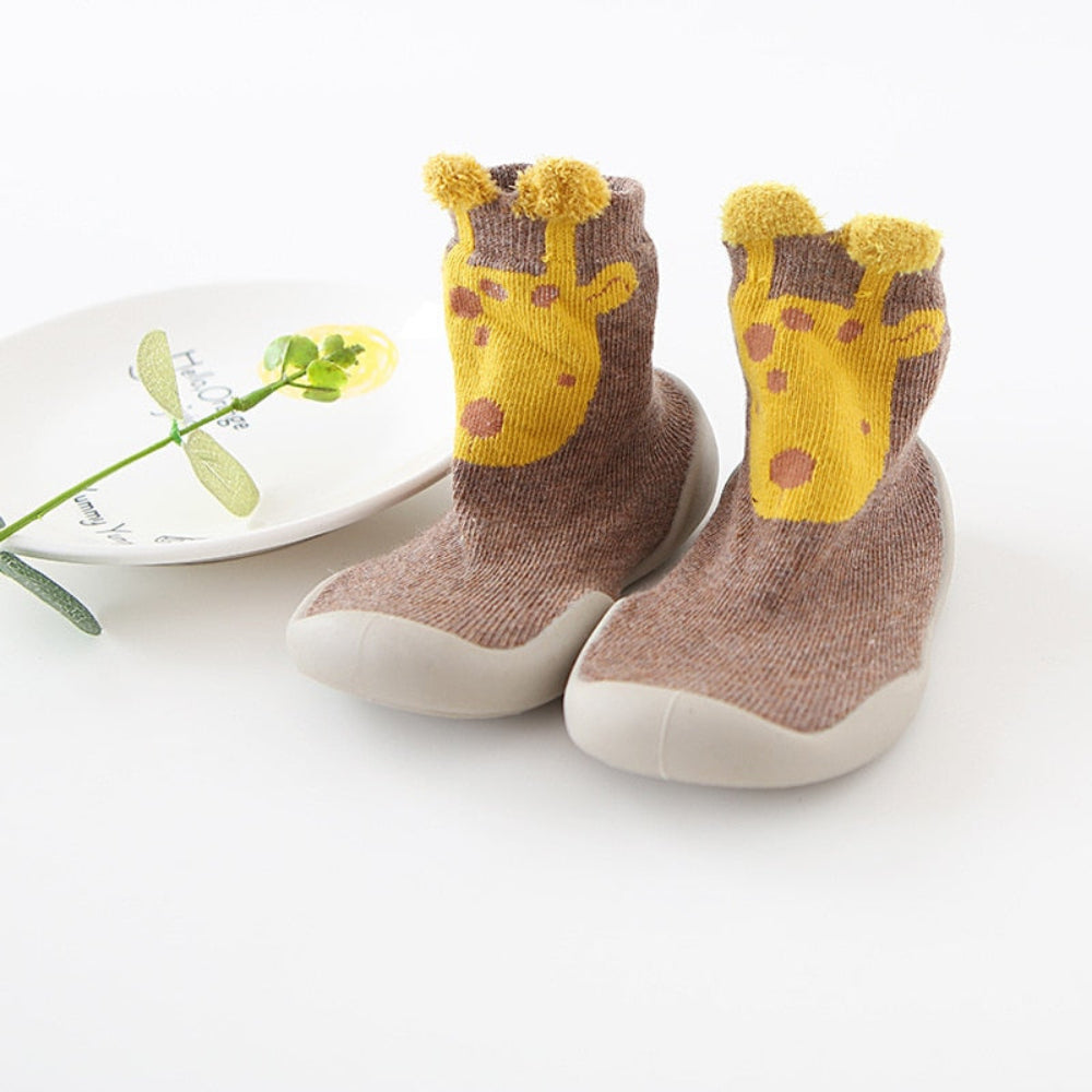 Baby Walking Shoes Non Slip Knit Upper Soft Sole