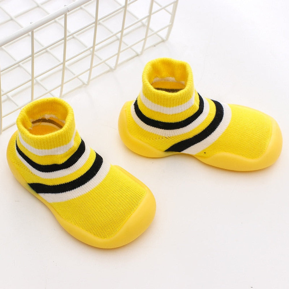 Baby Walking Shoes Non Slip Knit Upper Soft Sole