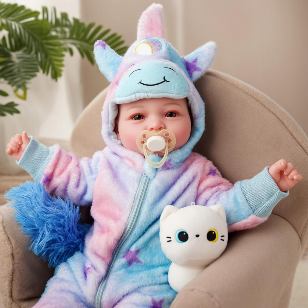 Baby Puppe Plüsch Outfit Set Realistisches Spiel Kleinkind Fantasie