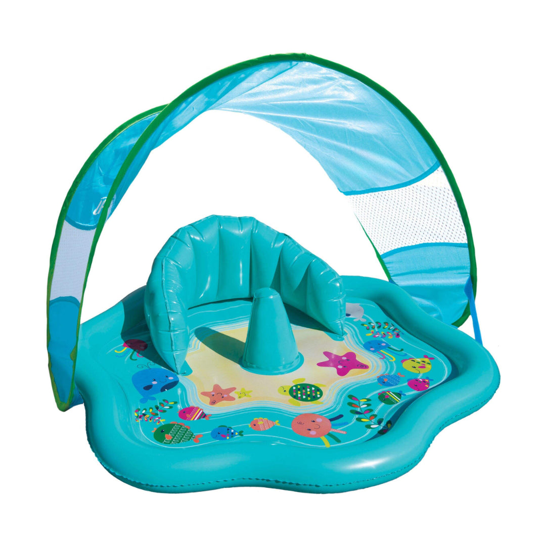 Splash Pad Inflatable Water Mat Baby Canopy Seat