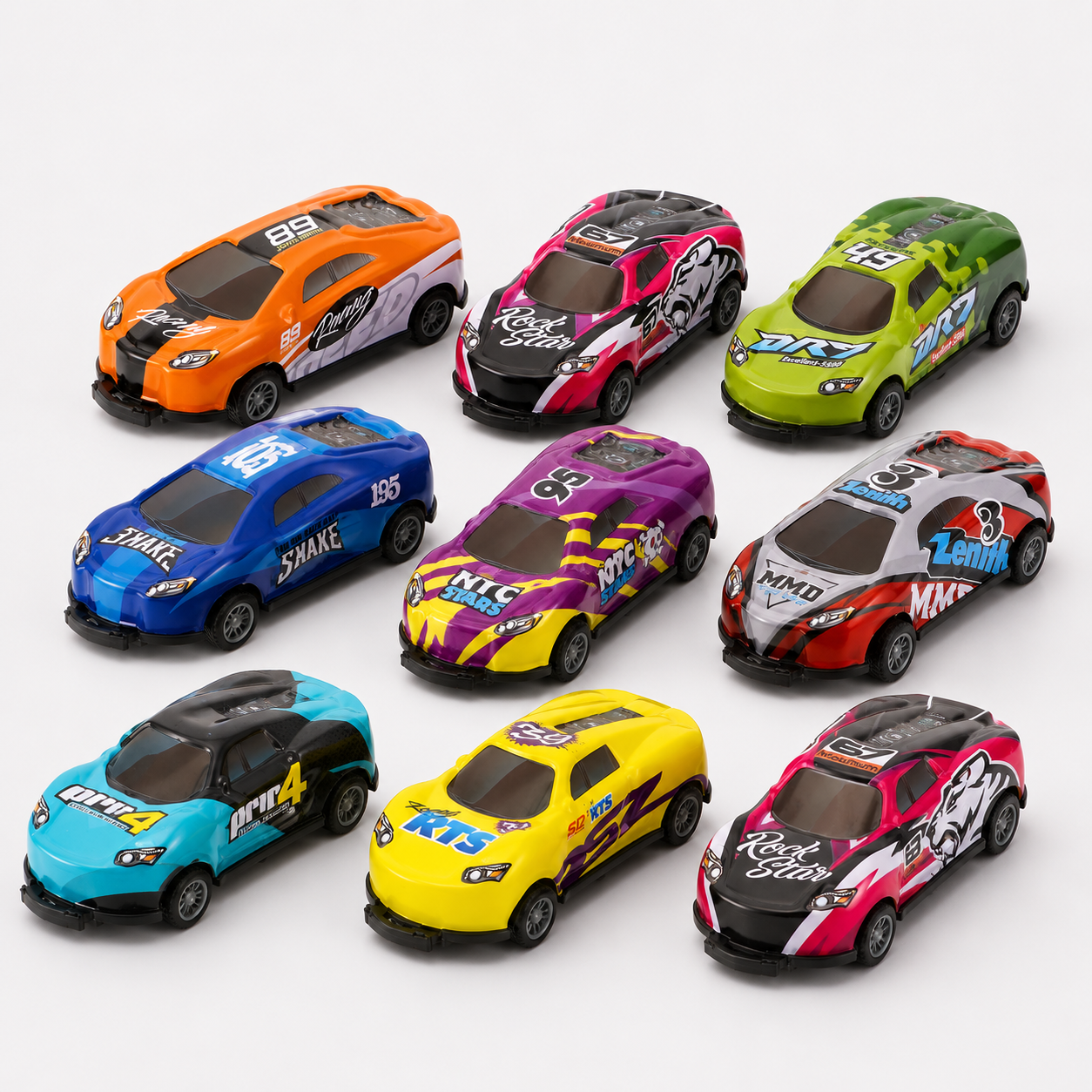 Toy Cars Pull Back Flipping Stunt Remote Control Vehicle Set