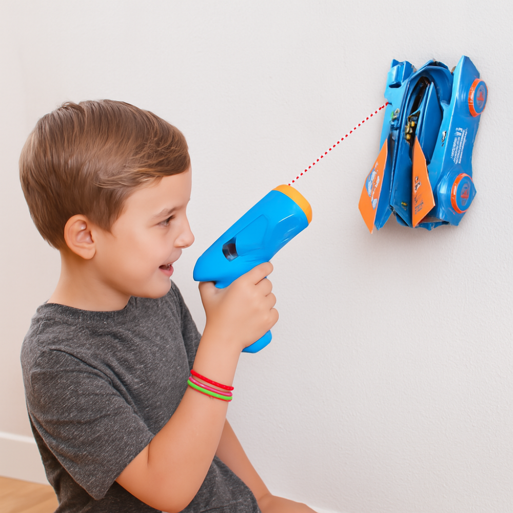 Wall Climbing RC Car Laser Remote Control LED Stunt Kids Toy