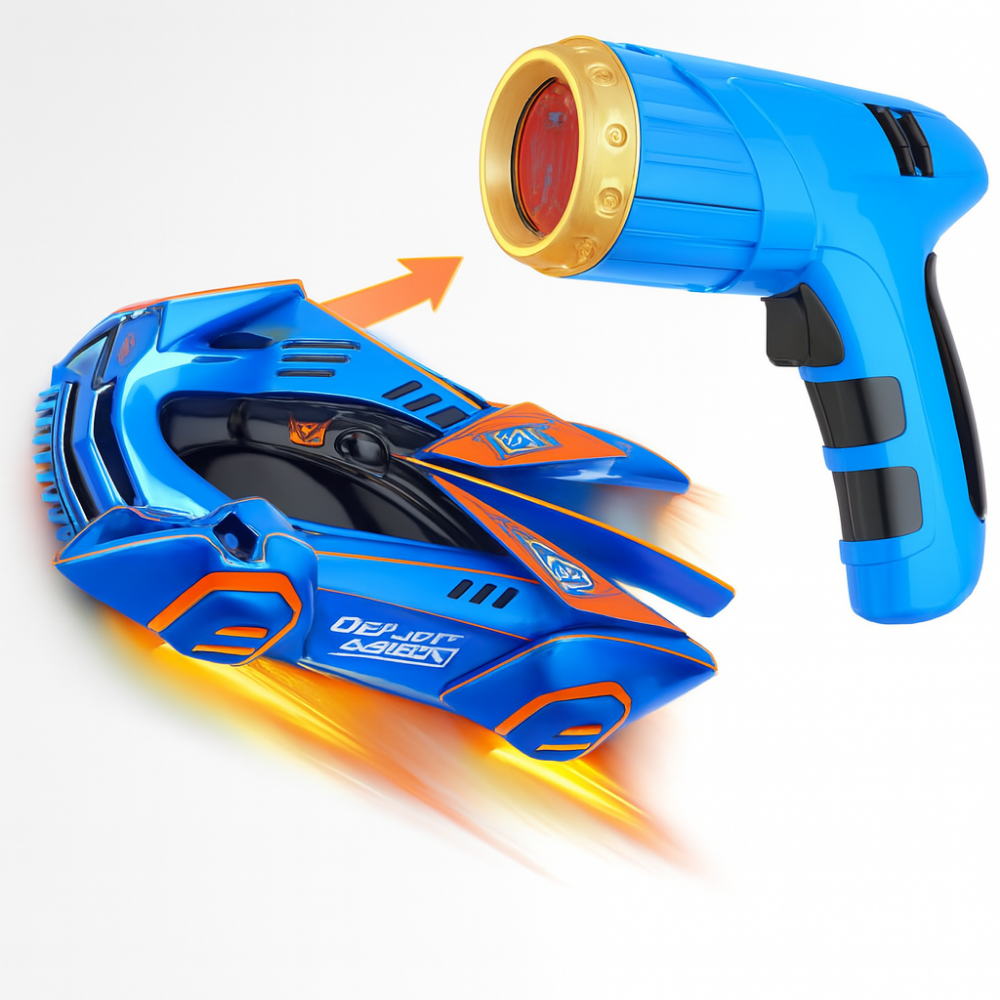 Wall Climbing RC Car Laser Remote Control LED Stunt Kids Toy