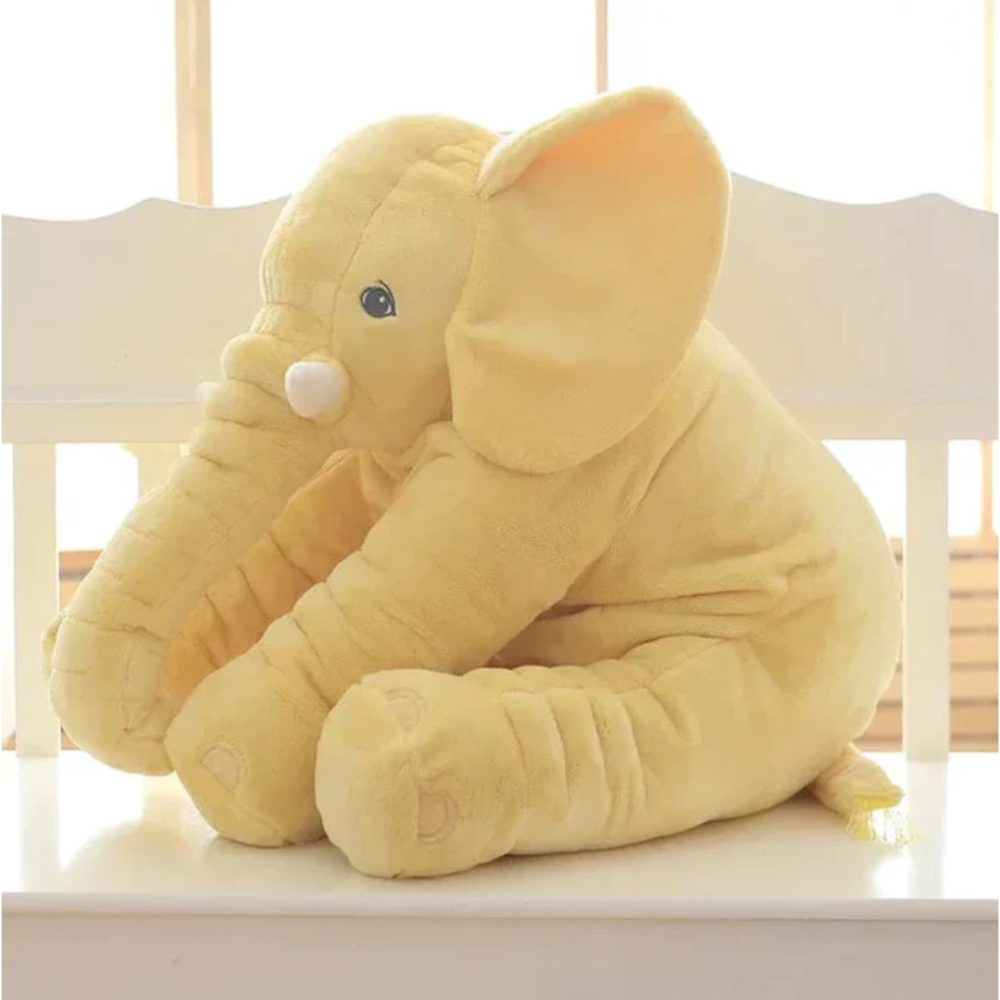 Baby Elephant Cuddle Pillow Nursery Soft Plush Stuffed Toy - Image 8