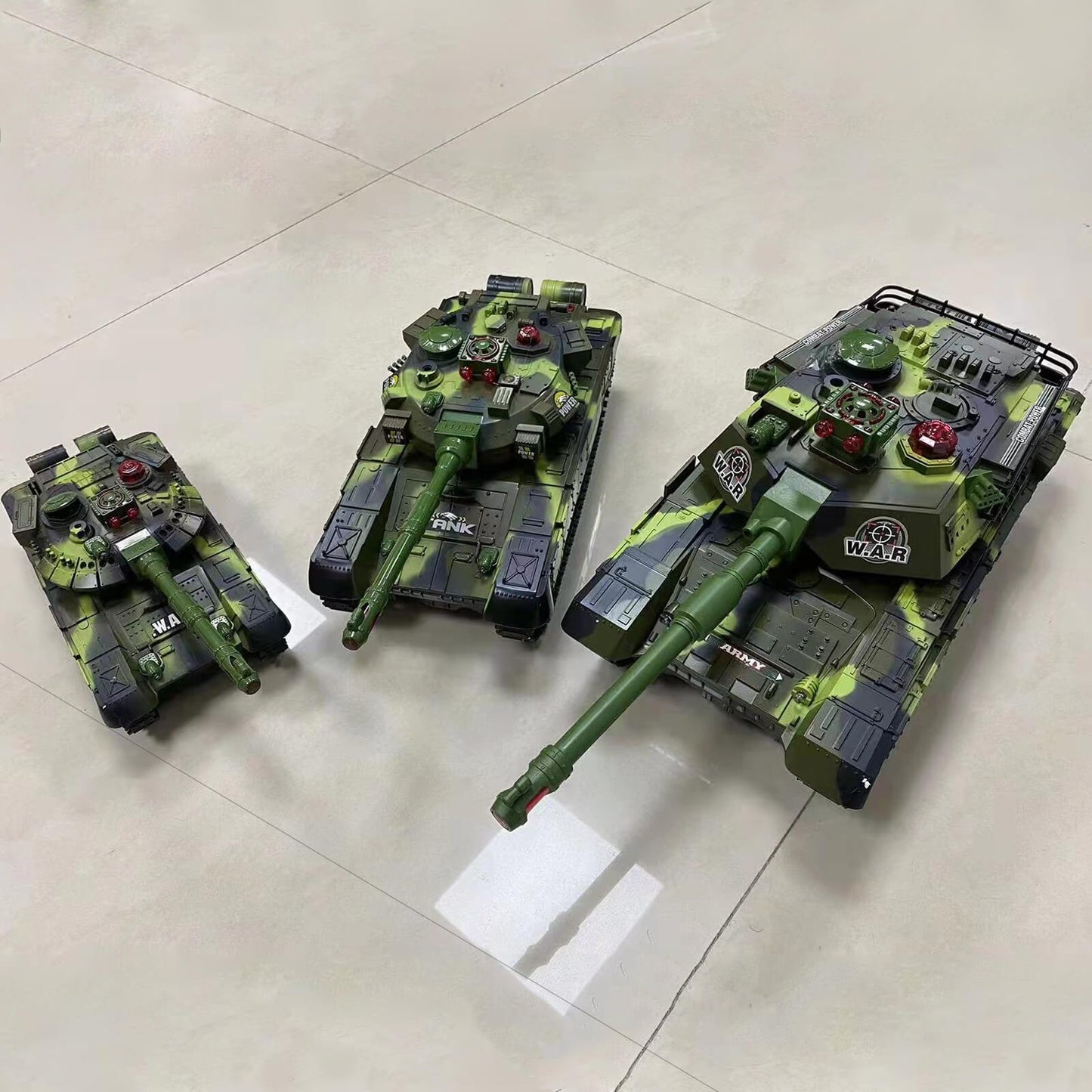 Battle Tank Led Light Tank Remote Control Toy Vehicle - Image 12
