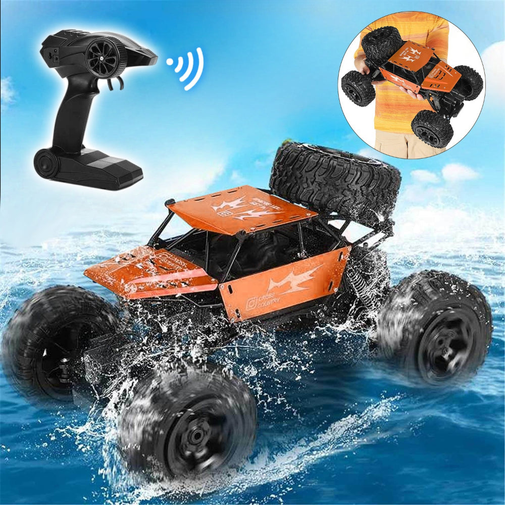 Big Amphibious RC Truck 1/8 Scale Waterproof Remote Control Car 4WD Off-road Truck IP66 Water Monster Vehicle - Image 3