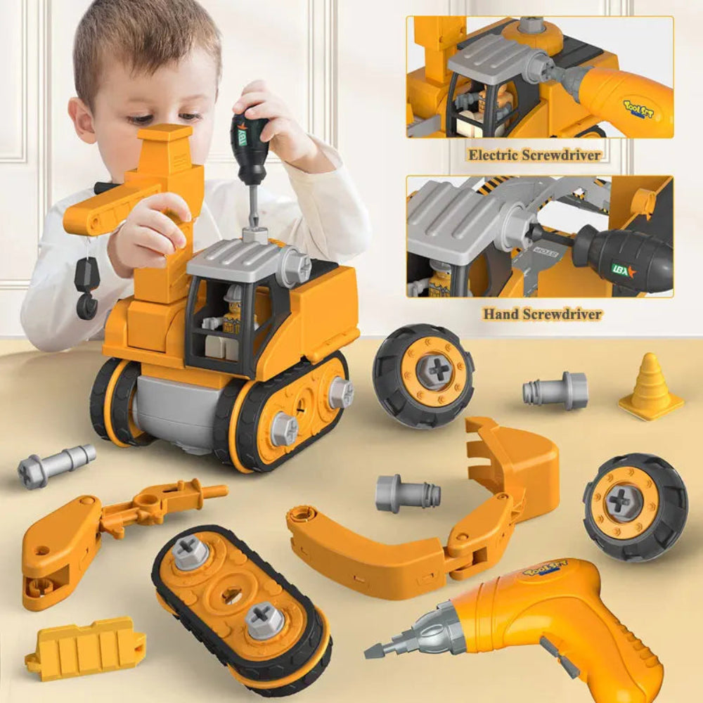 Constructo Speelset – Educatieve en Interactieve Bouwvoertuigen voor Kinderen - Image 2