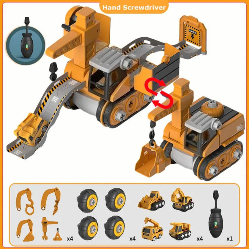 Constructo Speelset – Educatieve en Interactieve Bouwvoertuigen voor Kinderen - Image 3
