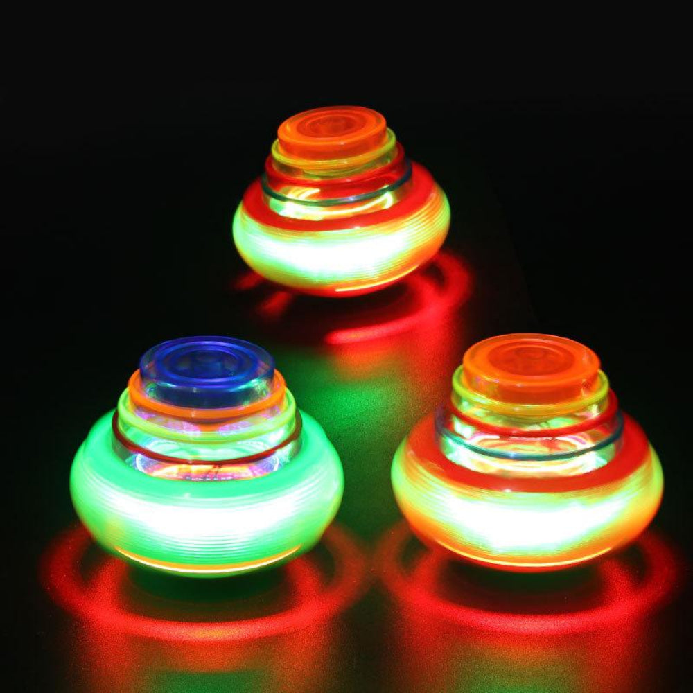 Music Flashing Spinners Toy with Launcher🎁Best Christmas Gift for Kids - Image 2