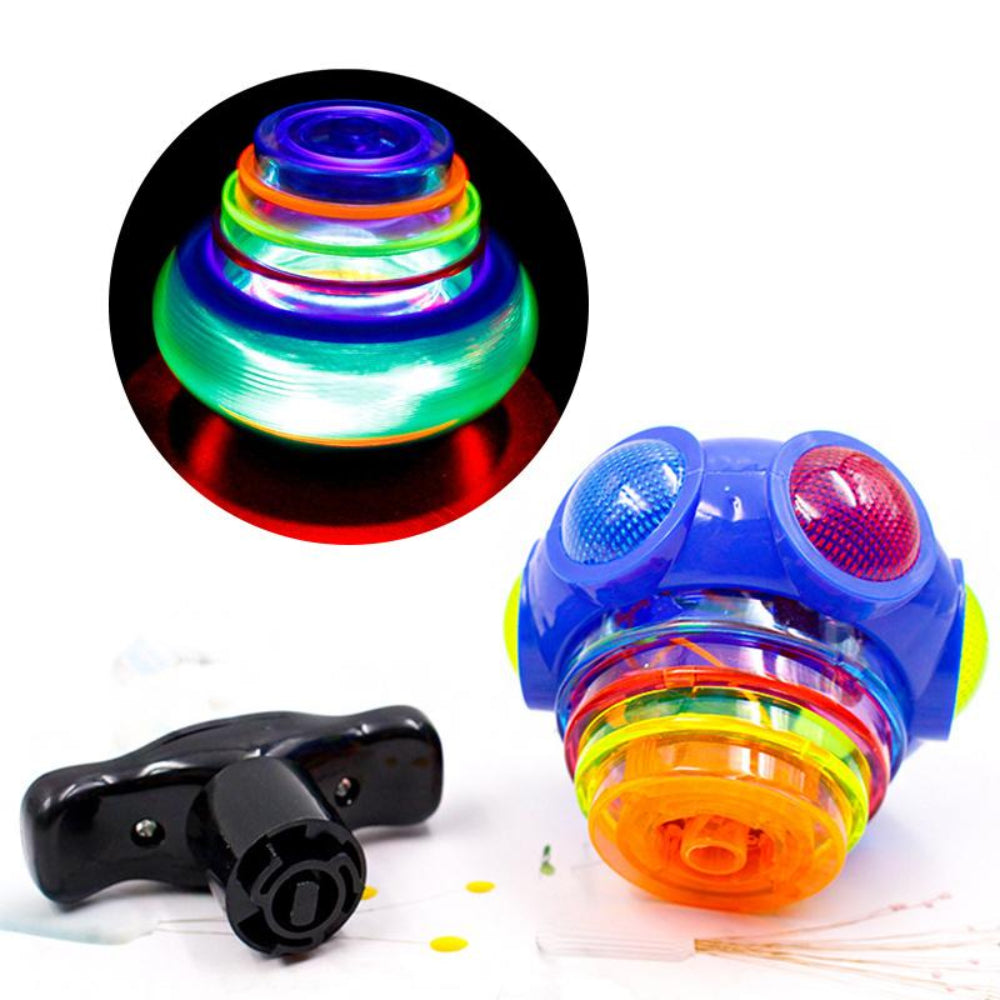 Music Flashing Spinners Toy with Launcher🎁Best Christmas Gift for Kids - Image 5