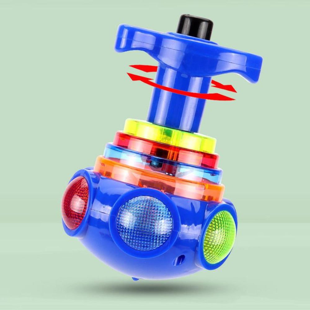 Music Flashing Spinners Toy with Launcher🎁Best Christmas Gift for Kids - Image 7