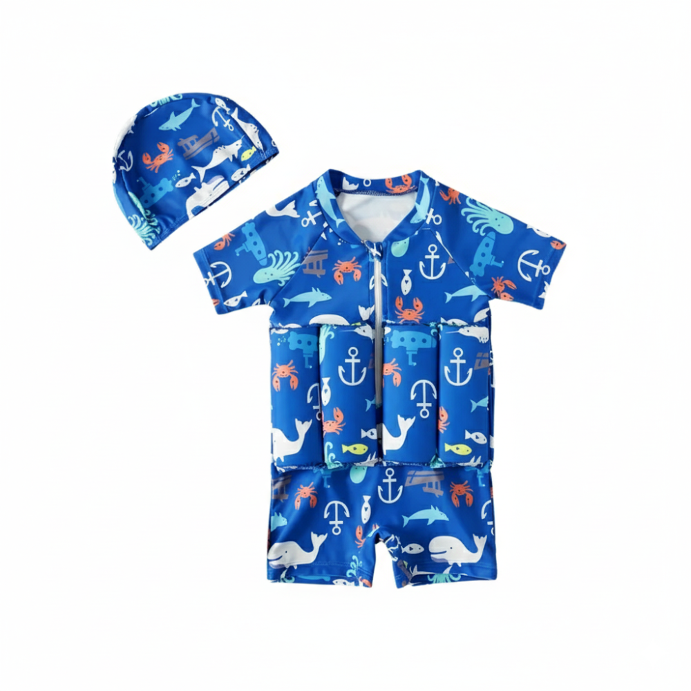 Swimming Float Suit Floatation Swim Suit Children's Swim Float - Image 1