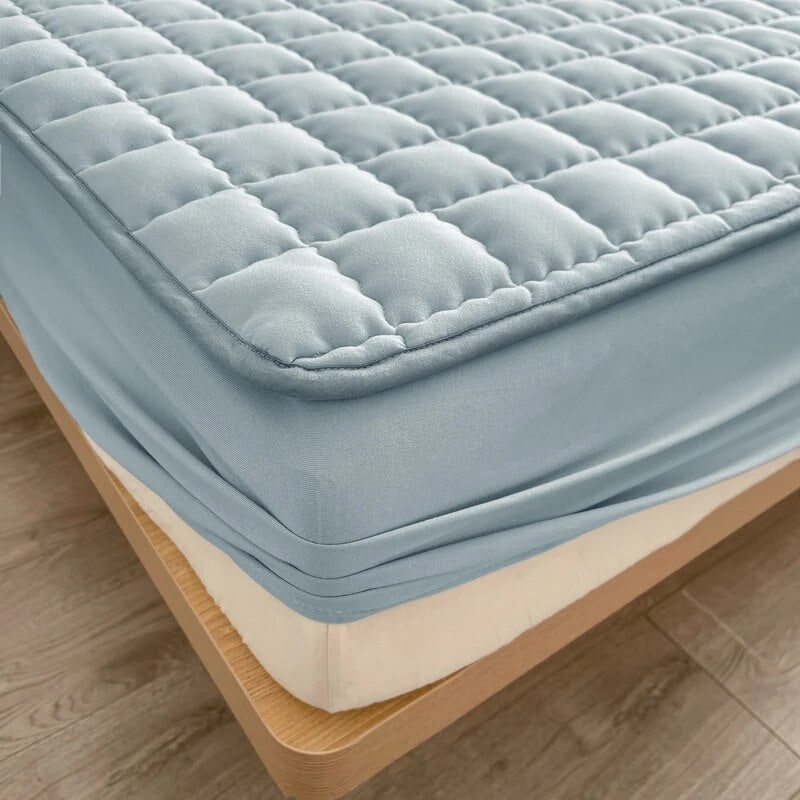 Waterproof Mattress Protector Soft Quilted Bedding Cover Comfort - Image 13