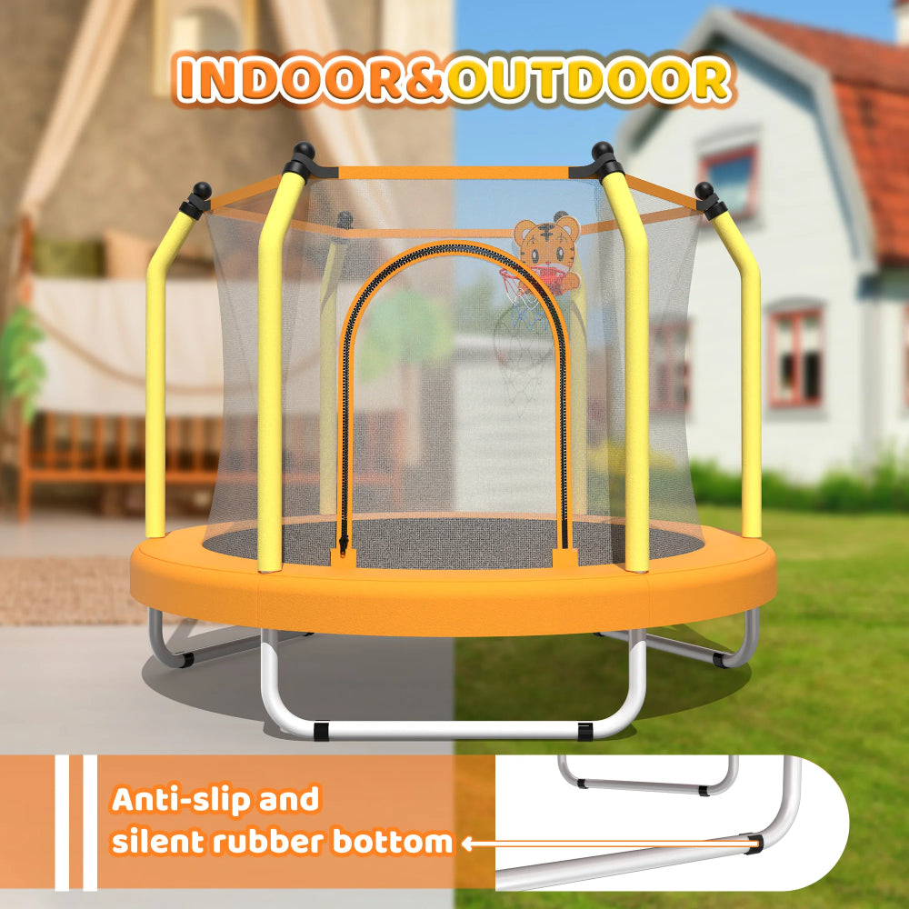 Kids Trampoline Indoor Outdoor Playset Activity Park Frame