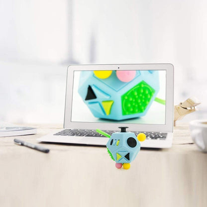 12 Fidget Cube Sided Toy Sensory Desk Play