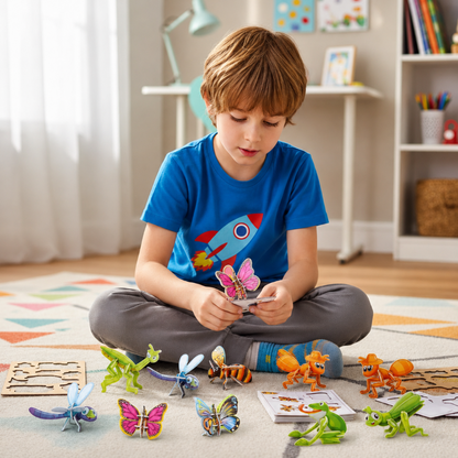 3D Puzzle Children's Educational Toys Set Cartoon Puzzle