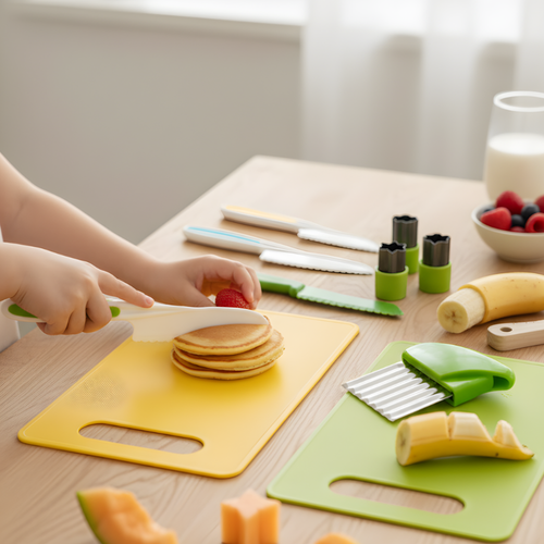 Kids Kitchen Set Real Cooking Tools