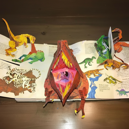 3D Dinosaur Pop-Up Book Interactive Learning Fun - Image 2