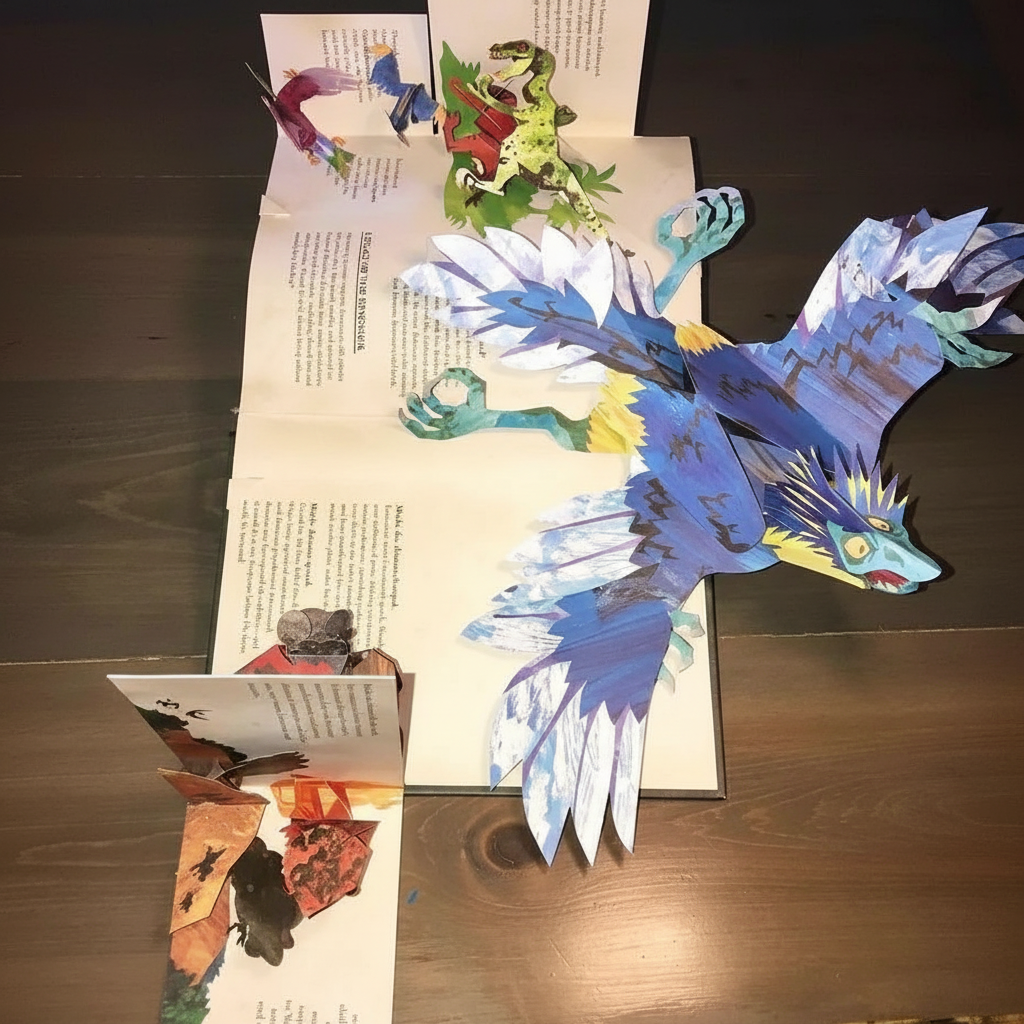 3D Dinosaur Pop-Up Book Interactive Learning Fun - Image 5