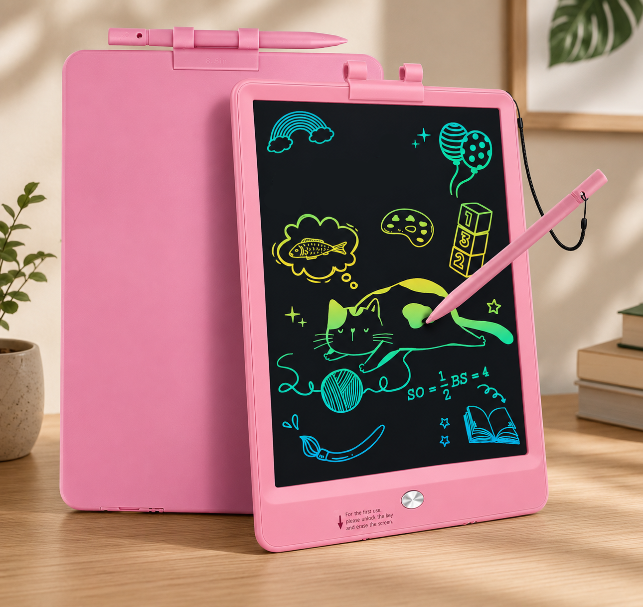 Kids Drawing Tablet LCD Writing Board Reusable Doodle Pad