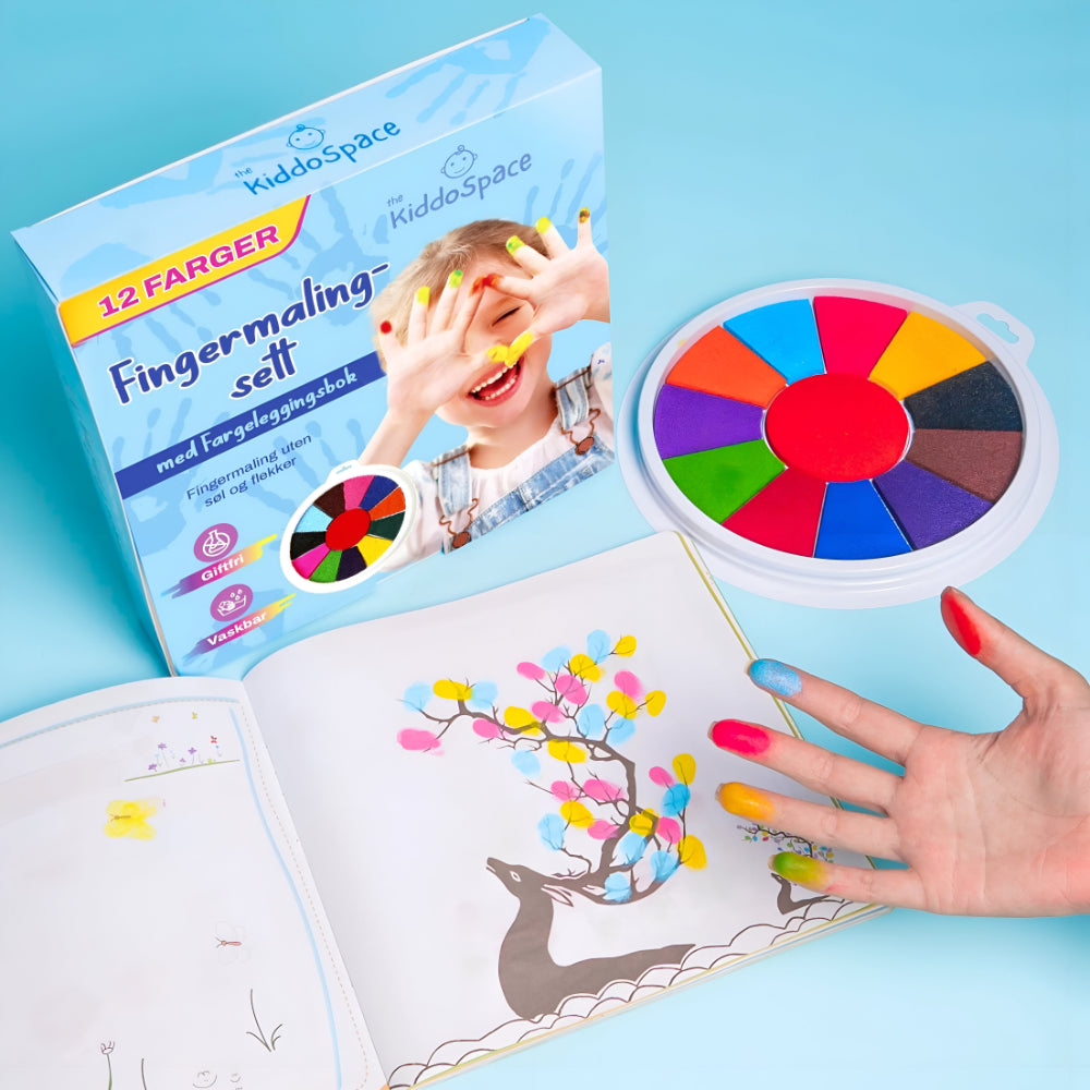 Kinder Malset Fingerkunst Malbuch Set