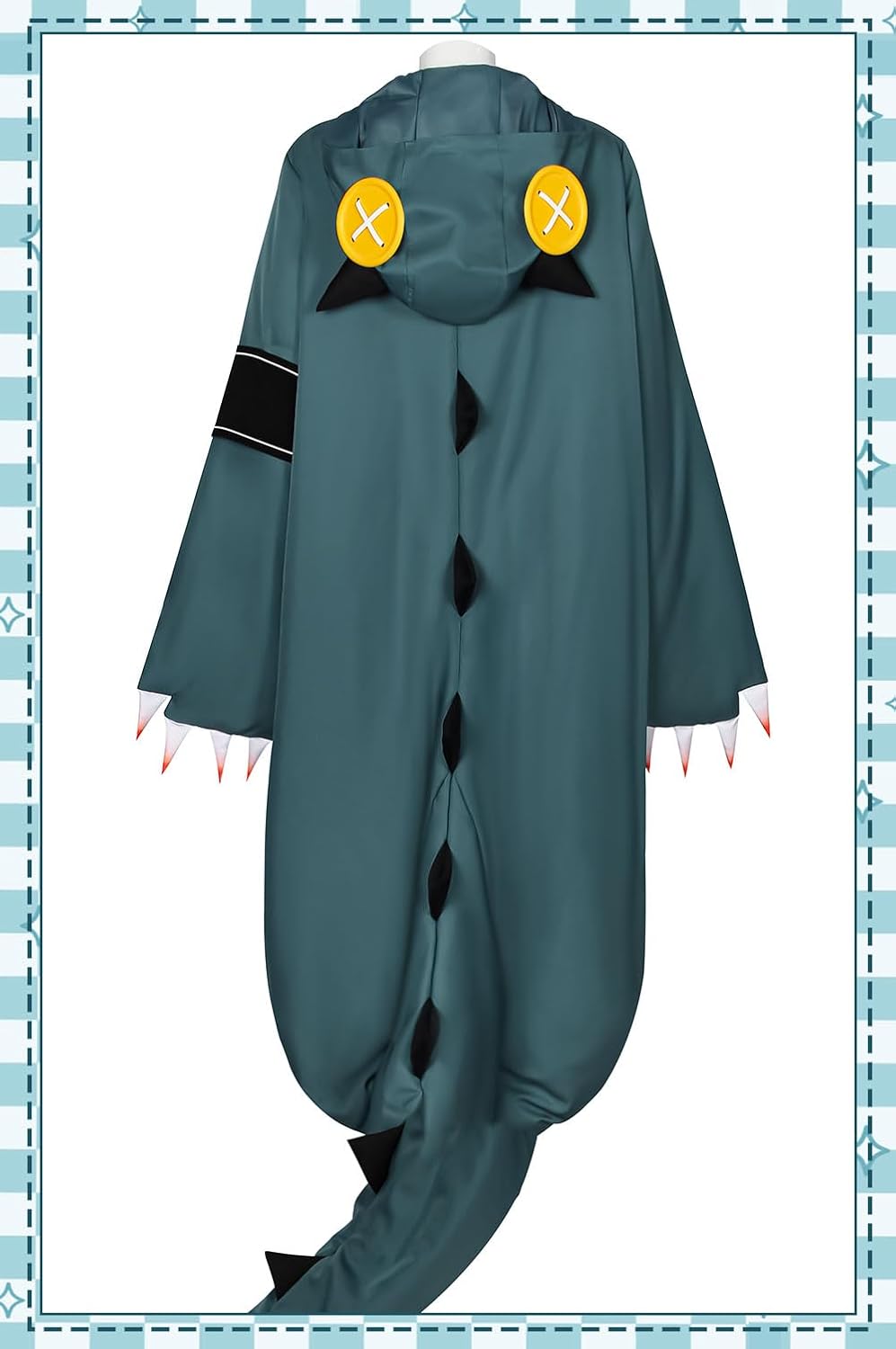 Halloween Costume Monster Jumpsuit Wig Set